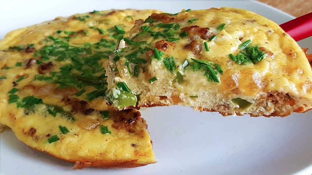 Easy Stovetop Sausage&nbsp;Frittata
