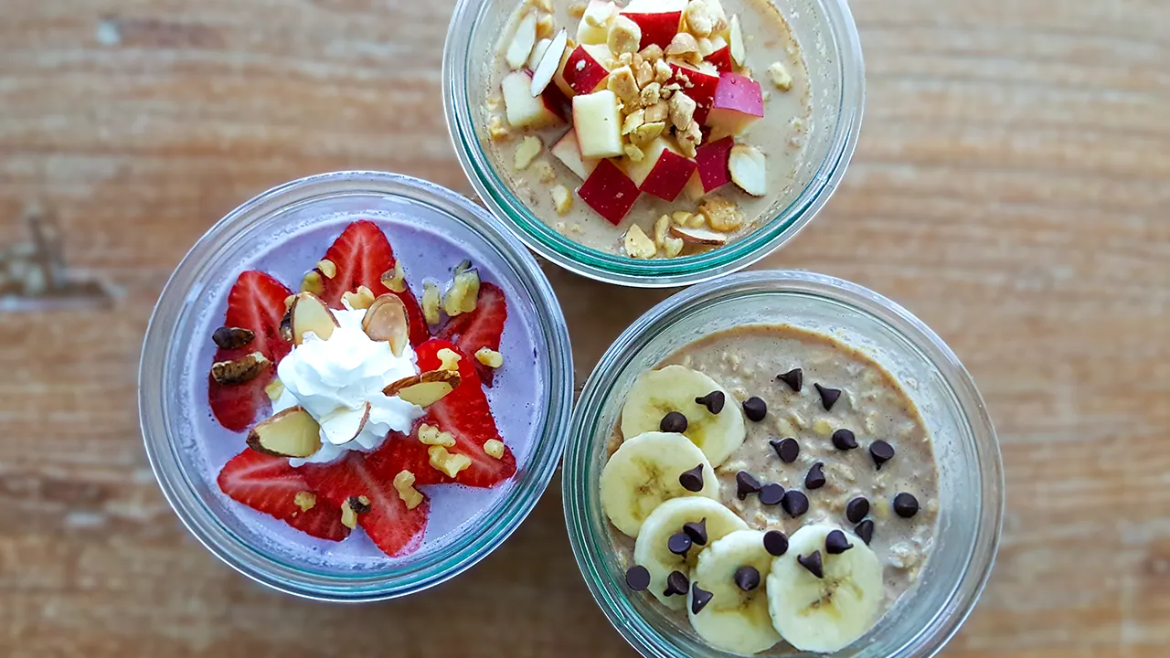 Overnight Oats 3 Ways