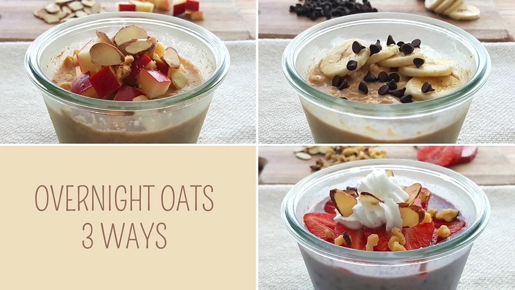 Overnight Oats 3&nbsp;Ways