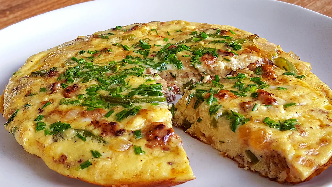 Easy Stovetop Sausage Frittata