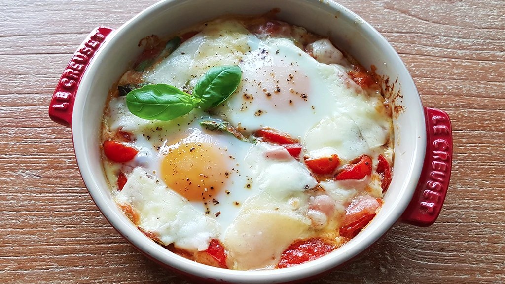 5-Minute Prep Tomato Baked&nbsp;Eggs