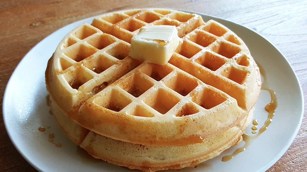 Fluffy & Crispy Sweet Rice Flour&nbsp;Waffles