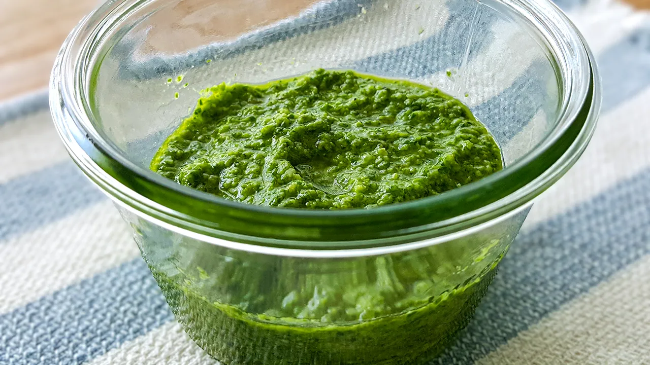 Spinach & Basil Pesto