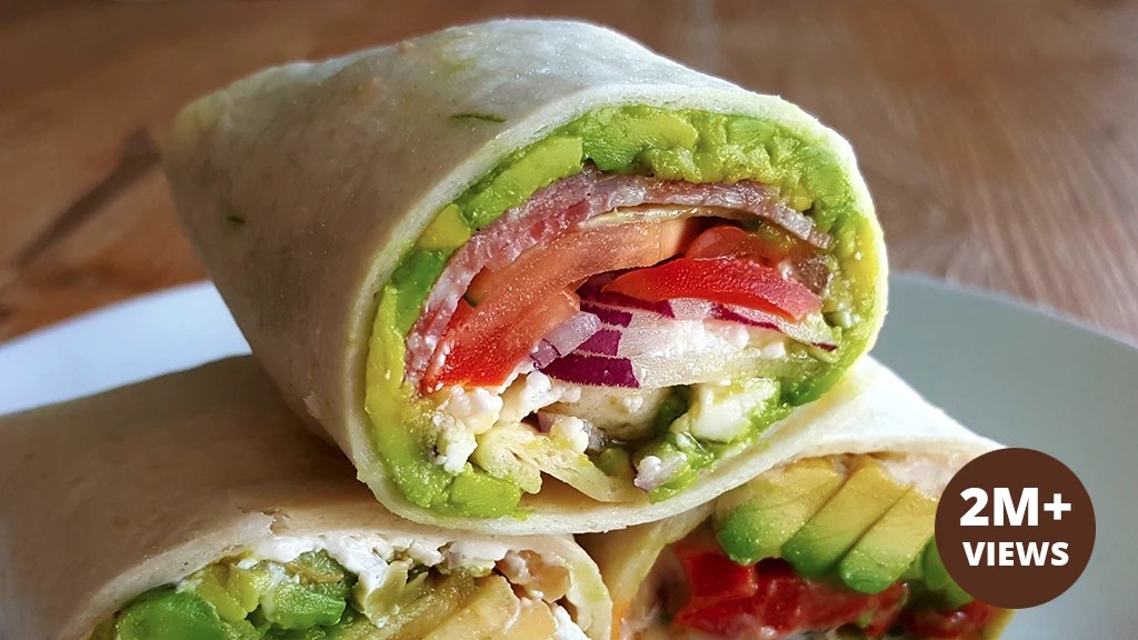3 Healthy No-Cook Tortilla&nbsp;Wraps